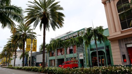 Photo for Redondo Beach, California, USA -  May 26, 2023: Shopping street - Royalty Free Image