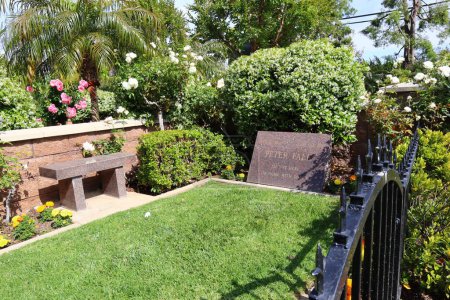 Photo for Los Angeles, California, USA - May 30, 2023: PETER FALK grave at Pierce Brothers Westwood Village Memorial Park Cemetery and Mortuary - Royalty Free Image