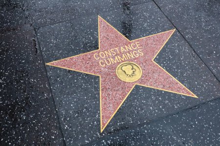 Téléchargez les photos : USA, CALIFORNIA, HOLLYWOOD - 20 mai 2019 : Constance Cummings sur le Hollywood Walk of Fame à Hollywood, Californie - en image libre de droit