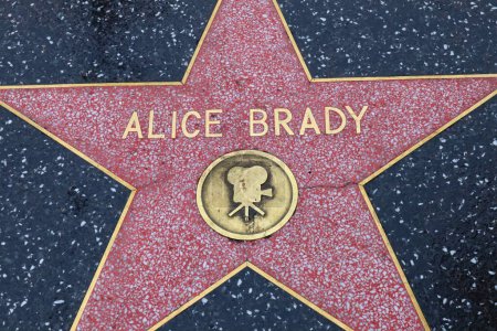 Photo for USA, CALIFORNIA, HOLLYWOOD - May 20, 2019: Alice Brady star on the Hollywood Walk of Fame in Hollywood, California - Royalty Free Image
