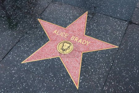 Photo for USA, CALIFORNIA, HOLLYWOOD - May 20, 2019: Alice Brady star on the Hollywood Walk of Fame in Hollywood, California - Royalty Free Image
