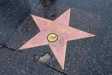 Photo for USA, CALIFORNIA, HOLLYWOOD - May 20, 2019: Lena Horne star on the Hollywood Walk of Fame in Hollywood, California - Royalty Free Image