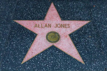 Photo for USA, CALIFORNIA, HOLLYWOOD - May 20, 2019: Allan Jones star on the Hollywood Walk of Fame in Hollywood, California - Royalty Free Image