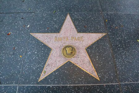 Photo for USA, CALIFORNIA, HOLLYWOOD - May 20, 2019: Anita Page star on the Hollywood Walk of Fame in Hollywood, California - Royalty Free Image
