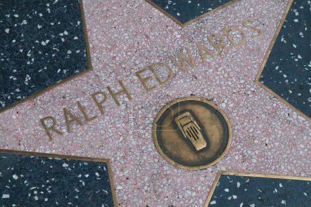 Téléchargez les photos : USA, CALIFORNIA, HOLLYWOOD - 20 mai 2019 : Ralph Edwards sur le Hollywood Walk of Fame à Hollywood, Californie - en image libre de droit