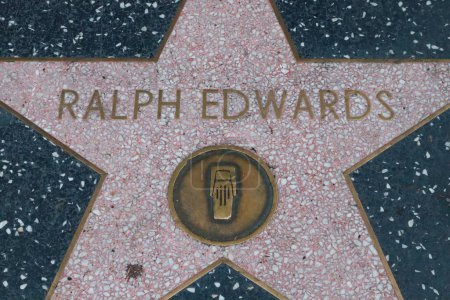 Téléchargez les photos : USA, CALIFORNIA, HOLLYWOOD - 20 mai 2019 : Ralph Edwards sur le Hollywood Walk of Fame à Hollywood, Californie - en image libre de droit
