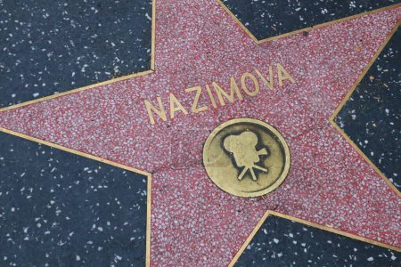 Téléchargez les photos : USA, CALIFORNIE, HOLLYWOOD - 20 mai 2019 : Nazimova sur le Hollywood Walk of Fame à Hollywood, Californie - en image libre de droit