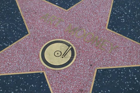 Photo for USA, CALIFORNIA, HOLLYWOOD - May 20, 2019: Art Mooney star on the Hollywood Walk of Fame in Hollywood, California - Royalty Free Image