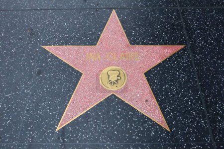 Téléchargez les photos : USA, CALIFORNIA, HOLLYWOOD - 20 mai 2019 : Ina Claire sur le Hollywood Walk of Fame à Hollywood, Californie - en image libre de droit