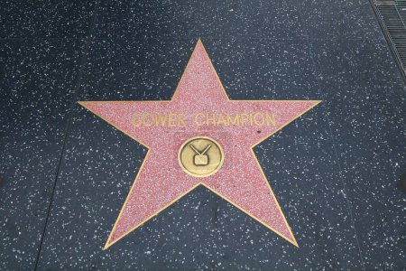 Téléchargez les photos : USA, CALIFORNIA, HOLLYWOOD - 20 mai 2019 : Gower Champion star sur le Hollywood Walk of Fame à Hollywood, Californie - en image libre de droit