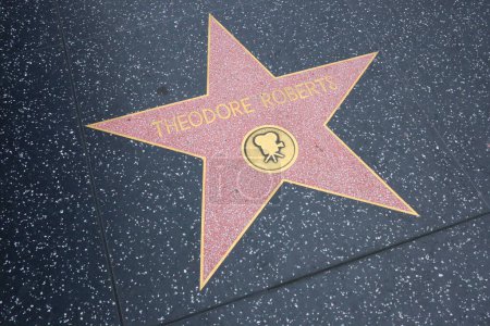 Téléchargez les photos : USA, CALIFORNIE, HOLLYWOOD - 20 mai 2019 : Theodore Roberts sur le Hollywood Walk of Fame à Hollywood, Californie - en image libre de droit