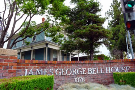 Photo for BELL (Los Angeles County), California, USA - May 31, 2023: Museum of James George Bell House 1876, the Historic home of the founder of The City Of Bell, California - Royalty Free Image