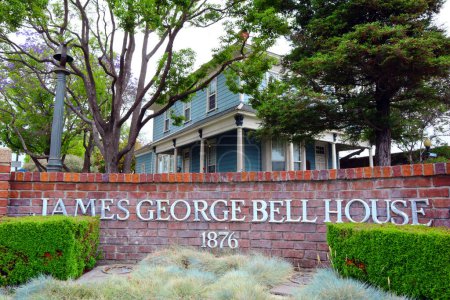 Photo for BELL (Los Angeles County), California, USA - May 31, 2023: Museum of James George Bell House 1876, the Historic home of the founder of The City Of Bell, California - Royalty Free Image
