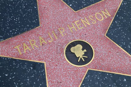 Téléchargez les photos : USA, CALIFORNIA, HOLLYWOOD - 29 mai 2023 : Taraji P. Henson star on the Hollywood Walk of Fame in Hollywood, California - en image libre de droit