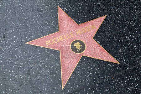 Photo for USA, CALIFORNIA, HOLLYWOOD - May 29, 2023: Rochelle Hudson star on the Hollywood Walk of Fame in Hollywood, California - Royalty Free Image