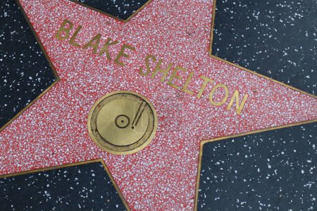 Foto de Estados Unidos, CALIFORNIA, HOLLYWOOD - 29 de mayo de 2023: Blake Shelton protagoniza el Paseo de la Fama de Hollywood en Hollywood, California - Imagen libre de derechos