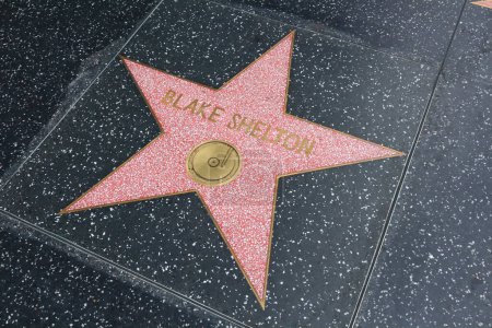 Photo for USA, CALIFORNIA, HOLLYWOOD - May 29, 2023: Blake Shelton star on the Hollywood Walk of Fame in Hollywood, California - Royalty Free Image