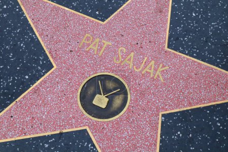 Photo for USA, CALIFORNIA, HOLLYWOOD - May 29, 2023: Pat Sajak star on the Hollywood Walk of Fame in Hollywood, California - Royalty Free Image