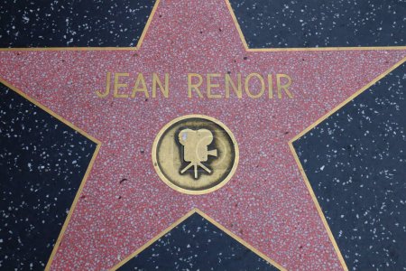 Photo for USA, CALIFORNIA, HOLLYWOOD - May 29, 2023: Jean Renoir star on the Hollywood Walk of Fame in Hollywood, California - Royalty Free Image