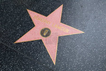 Téléchargez les photos : USA, CALIFORNIA, HOLLYWOOD - Mai 29, 2023 : Dorothy Lamour star on the Hollywood Walk of Fame in Hollywood, California - en image libre de droit