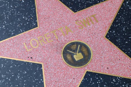 Photo for USA, CALIFORNIA, HOLLYWOOD - May 29, 2023: Loretta Swit star on the Hollywood Walk of Fame in Hollywood, California - Royalty Free Image