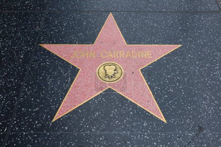 Téléchargez les photos : USA, CALIFORNIA, HOLLYWOOD - 29 mai 2023 : John Carradine sur le Hollywood Walk of Fame à Hollywood, Californie - en image libre de droit