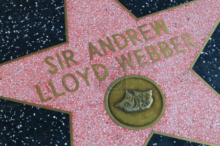 Foto de EE.UU., CALIFORNIA, HOLLYWOOD - 29 de mayo de 2023: Sir Andrew Lloyd Webber estrella en el Paseo de la Fama de Hollywood en Hollywood, California - Imagen libre de derechos