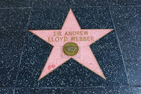 Foto de EE.UU., CALIFORNIA, HOLLYWOOD - 29 de mayo de 2023: Sir Andrew Lloyd Webber estrella en el Paseo de la Fama de Hollywood en Hollywood, California - Imagen libre de derechos