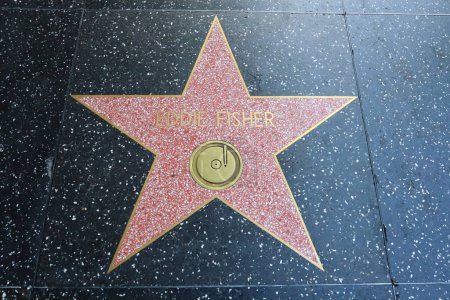 Photo for USA, CALIFORNIA, HOLLYWOOD - May 29, 2023: Eddie Fisher star on the Hollywood Walk of Fame in Hollywood, California - Royalty Free Image