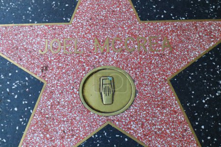 Téléchargez les photos : USA, CALIFORNIA, HOLLYWOOD - 29 mai 2023 : Joel McCrea star sur le Hollywood Walk of Fame à Hollywood, Californie - en image libre de droit