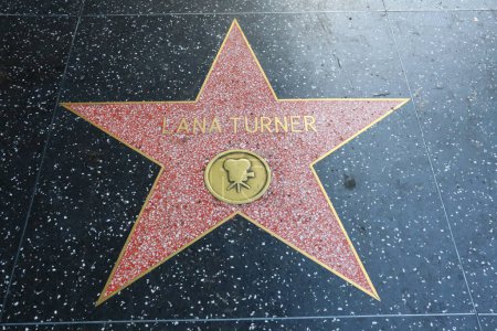 Photo for USA, CALIFORNIA, HOLLYWOOD - May 29, 2023: Lana Turner star on the Hollywood Walk of Fame in Hollywood, California - Royalty Free Image