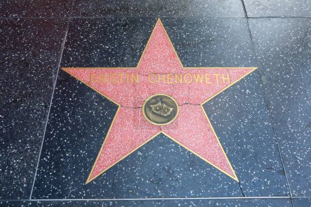 Photo for USA, CALIFORNIA, HOLLYWOOD - May 29, 2023: Kristin Chenoweth star on the Hollywood Walk of Fame in Hollywood, California - Royalty Free Image