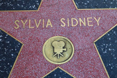 Photo for USA, CALIFORNIA, HOLLYWOOD - May 29, 2023: Sylvia Sidney star on the Hollywood Walk of Fame in Hollywood, California - Royalty Free Image