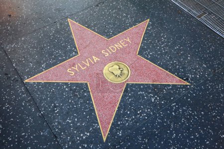 Photo for USA, CALIFORNIA, HOLLYWOOD - May 29, 2023: Sylvia Sidney star on the Hollywood Walk of Fame in Hollywood, California - Royalty Free Image