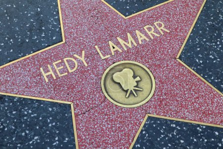 Foto de Hollywood (Los Ángeles), California 29 de mayo de 2023: Estrella de Hedy Lamarr en Hollywood Walk of Fame, Hollywood Boulevard - Imagen libre de derechos