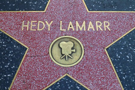 Foto de Hollywood (Los Ángeles), California 29 de mayo de 2023: Estrella de Hedy Lamarr en Hollywood Walk of Fame, Hollywood Boulevard - Imagen libre de derechos