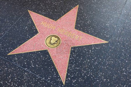 Téléchargez les photos : Hollywood (Los Angeles), Californie 29 mai 2023 : Étoile de Hugh Herbert sur Hollywood Walk of Fame, Hollywood Boulevard - en image libre de droit