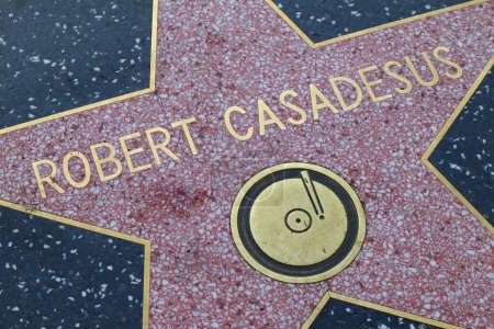 Photo for Hollywood (Los Angeles), California  May 29, 2023: Star of Robert Casadesus on Hollywood Walk of Fame, Hollywood Boulevard - Royalty Free Image