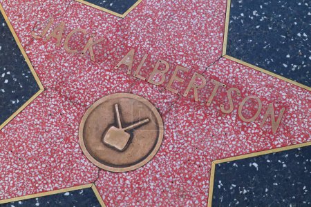 Foto de Hollywood (Los Ángeles), California 29 de mayo de 2023: Estrella de Jack Albertson en Hollywood Walk of Fame, Hollywood Boulevard - Imagen libre de derechos