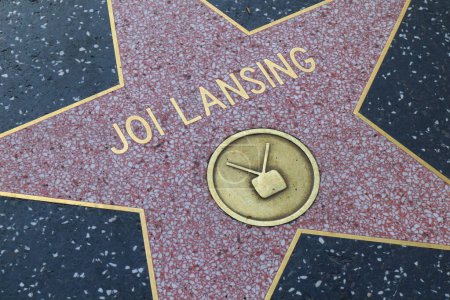 Photo for Hollywood (Los Angeles), California  May 29, 2023: Star of Joi Lansing on Hollywood Walk of Fame, Hollywood Boulevard - Royalty Free Image