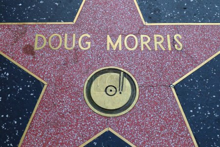 Téléchargez les photos : Hollywood (Los Angeles), Californie 29 mai 2023 : Étoile de Doug Morris sur Hollywood Walk of Fame, Hollywood Boulevard - en image libre de droit