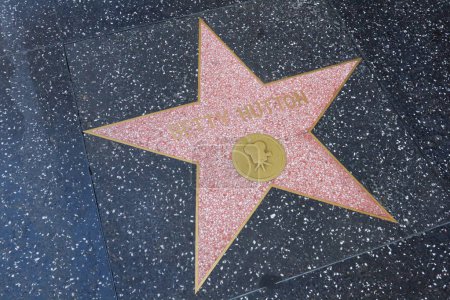 Téléchargez les photos : Hollywood (Los Angeles), Californie 29 mai 2023 : Étoile de Betty Hutton sur Hollywood Walk of Fame, Hollywood Boulevard - en image libre de droit