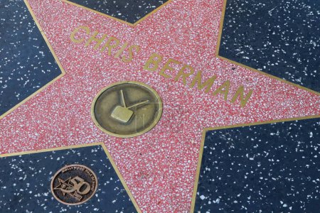 Téléchargez les photos : Hollywood (Los Angeles), Californie 29 mai 2023 : Étoile de Chris Berman sur Hollywood Walk of Fame, Hollywood Boulevard - en image libre de droit