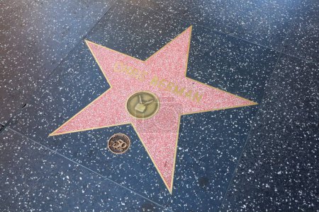 Photo for Hollywood (Los Angeles), California  May 29, 2023: Star of Chris Berman on Hollywood Walk of Fame, Hollywood Boulevard - Royalty Free Image