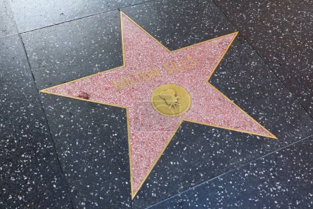 Foto de Hollywood (Los Ángeles), California Mayo 29, 2023: Star of Milton Sills on Hollywood Walk of Fame, Hollywood Boulevard - Imagen libre de derechos