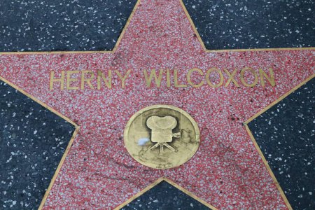Photo for Hollywood (Los Angeles), California  May 29, 2023: Star of Herny Wilcoxon on Hollywood Walk of Fame, Hollywood Boulevard - Royalty Free Image