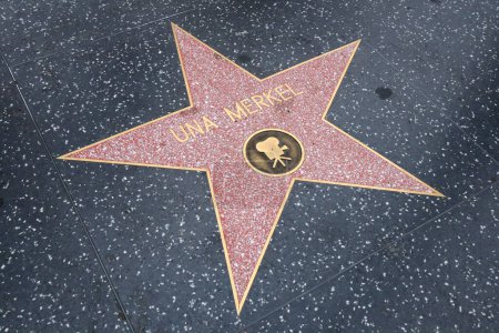 Téléchargez les photos : Hollywood (Los Angeles), Californie 29 mai 2023 : Star of Una Merkel sur Hollywood Walk of Fame, Hollywood Boulevard - en image libre de droit