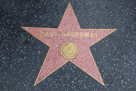 Photo for Hollywood (Los Angeles), California  May 29, 2023: Star of Dave Garroway on Hollywood Walk of Fame, Hollywood Boulevard - Royalty Free Image