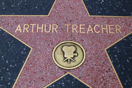 Photo for Hollywood (Los Angeles), California  May 29, 2023: Star of Arthur Treacher on Hollywood Walk of Fame, Hollywood Boulevard - Royalty Free Image