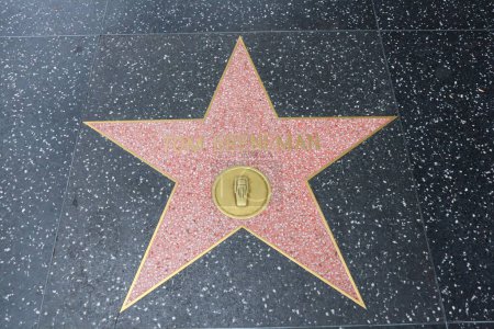 Foto de Hollywood (Los Ángeles), California Mayo 29, 2023: Estrella de Tom Breneman en Hollywood Walk of Fame, Hollywood Boulevard - Imagen libre de derechos